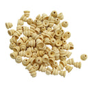 100 Pieces 10mm Tibetan Pagoda Natural Wood Spacer Beads for DIY Jewelry Making
