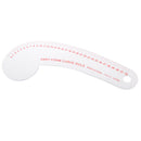 12.2 inch Long Comma Shaped Hard Plastic French Curve Ruler Sewing Tools by Garment Multi functional Grading Scale