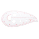 Plastic Sleeve Curve Ruler French Curve Ruler Template Tool for Tailor Dressmaking