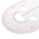 Plastic Sleeve Curve Ruler French Curve Ruler Template Tool for Tailor Dressmaking