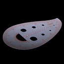 Plastic Sleeve Curve Ruler French Curve Ruler Template Tool for Tailor Dressmaking
