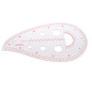 Plastic Sleeve Curve Ruler French Curve Ruler Template Tool for Tailor Dressmaking
