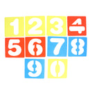 10 Piece Arabic Numbers 0-9 Drawing Template Stencils Ruler for Kids Crafts DIY