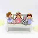 20 Pieces Cute Angel Postcard Photo Paper Pegs Pin Clothespin Wood Clips Craft