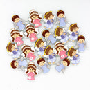 20 Pieces Cute Angel Postcard Photo Paper Pegs Pin Clothespin Wood Clips Craft