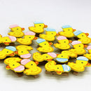 20 Pieces Cute Yellow Duck Postcard Photo Paper Pegs Pin Clothespin Wood Clips Craft