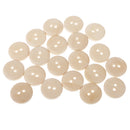 20 Piece Natural Round 2 Holes Wooden Buttons for Sewing on Clothing Decoration 20mm