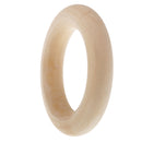 10 Pieces 58mm Wooden Loop Connectors Circles Natural Wood Teething Rings for DIY Craft