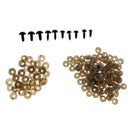 142 Pieces 6mm/8mm/9mm/10mm/12mm Mixed Plastic Black Doll Puppet Eyes Animal Crafts Safety Eyes For Teddy Bear Children Kids DIY Soft Toys Accessories