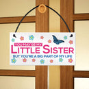 Printed Wooden Hanging Sign Plaque Board for Home Hanging Decoration 20x10cm