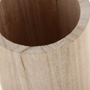 1 Pieces Wooden Desktop Pen Container Pencil Holder for Kids Painting DIY Crafts