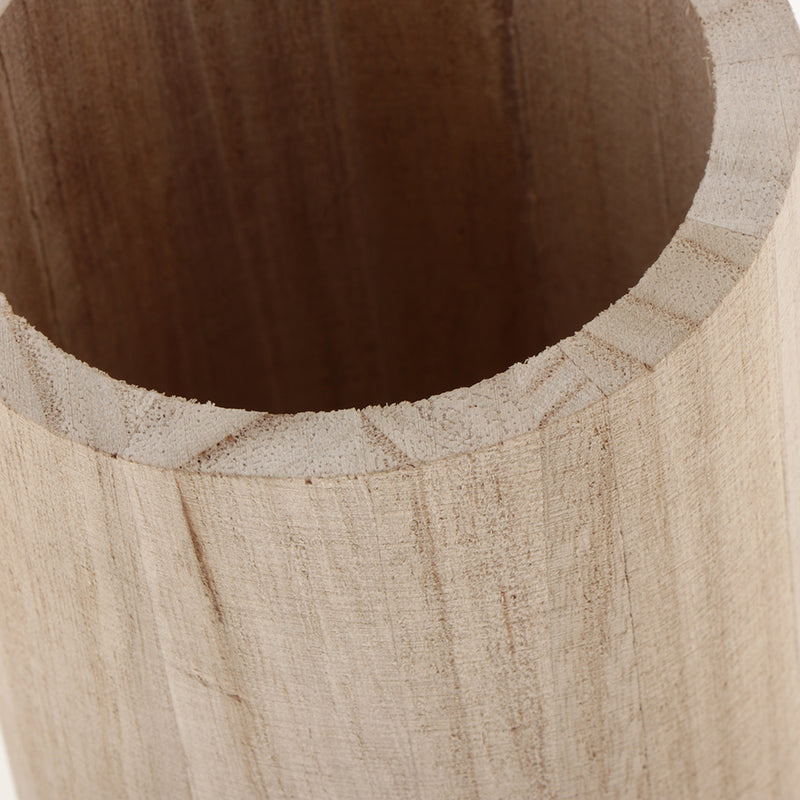 1 Pieces Wooden Desktop Pen Container Pencil Holder for Kids Painting DIY Crafts