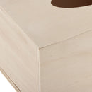 Unfinished Wood Facial Tissue Box Cover Decorative Tissue Box for DIY Craft