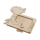 Unfinished Wood Photo Frames Giraffe Design Wooden Picture Frame for Kids DIY Craft
