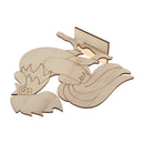 Unfinished Wood Chicken Rooster Shape Toy Ornament for Kids Painting Crafts