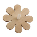 4 Pieces Assorted Unfinished Wood Peg-Top Spinning Top Gyro for Kids DIY Crafts