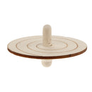 4 Pieces Assorted Unfinished Wood Peg-Top Spinning Top Gyro for Kids DIY Crafts