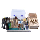32 Pieces Leather Craft Punching Stamping Tools Stitching Carving Sewing Saddle Prong Needles