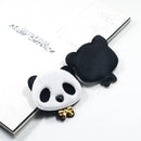 10 Pieces Ultrasonic Embossing Cotton Cloth Panda Applique Cute Felt Patches DIY Hair Bow Clips Accessories Sewing Clothes Bag Shoes Decoration