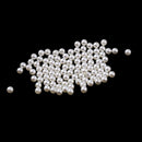 100 Pieces Pearl Rivets Studs Buttons for DIY Leather Bag Shoes Clotheing Decoration 6mm