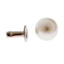 100 Pieces Pearl Rivets Studs Buttons for DIY Leather Bag Shoes Clotheing Decoration 6mm
