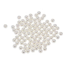 100 Pieces Pearl Rivets Studs Buttons for DIY Leather Bag Shoes Clotheing Decoration 6mm