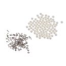 100 Pieces Pearl Rivets Studs Buttons for DIY Leather Bag Shoes Clotheing Decoration 6mm