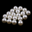 20 Pieces Pearl Rivets Studs Buttons for DIY Leather Bag Shoes Clotheing Decoration 16mm