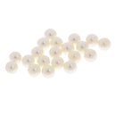 20 Pieces Pearl Rivets Studs Buttons for DIY Leather Bag Shoes Clotheing Decoration 16mm