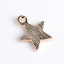 10 Piece Mixed Color Alloy Star Shape Pendants Charms Jewelry Making Findings