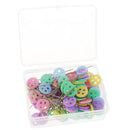 100 Piece Platsic Buttons Head Sewing Pins Safety Pin for Quilting Sewing Crafts