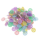 100 Piece Platsic Buttons Head Sewing Pins Safety Pin for Quilting Sewing Crafts