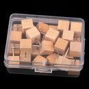 30 Piece Natural Wood Push Pins Notice Board Pins Wedding Plan Cork Message Thumbtack 20mm