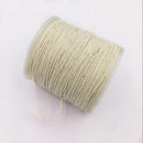 Multi-purpose Natural Twisted Cotton Rope Cotton Braided Rope DIY Knitting Cord