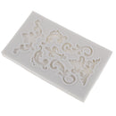 Baroque Style Curlicues Scroll Lace Fondant Silicone Mold for Sugarcraft, Cake Border Decoration, Cupcake Topper, Polymer Clay, Baking Mold, Sugarpaste Mold, Crafting Projects