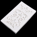 Baroque Style Curlicues Scroll Lace Fondant Silicone Mold for Sugarcraft, Cake Border Decoration, Cupcake Topper, Polymer Clay, Baking Mold, Sugarpaste Mold, Crafting Projects