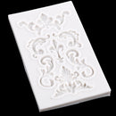 Baroque Style Curlicues Scroll Lace Fondant Silicone Mold for Sugarcraft, Cake Border Decoration, Cupcake Topper, Polymer Clay, Baking Mold, Sugarpaste Mold, Crafting Projects