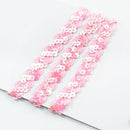 8 Pieces 1 Yard Paillette Sequins Beads Ribbon Lace Trim Embellishment for Party 18mm