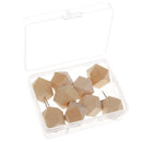 9 Pieces Wooden Push Pin Diamond Phombus Drawing Pins for Cork Board Map Office,bulletin board,fabric marking