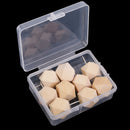 9 Pieces Wooden Push Pin Diamond Phombus Drawing Pins for Cork Board Map Office,bulletin board,fabric marking