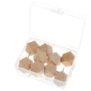 9 Pieces Wooden Push Pin Diamond Phombus Drawing Pins for Cork Board Map Office,bulletin board,fabric marking
