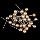 400 Pieces Shiny Silver & Gold Map Tacks Push Pins Plastic Head with Steel Point for Cork Board Map Office,bulletin board,fabric marking
