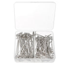 150 Pieces Steel T-Pins Nickel Plated Mixed 2 Size for Blocking Knitting ,Modelling and Crafts