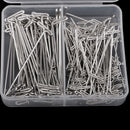 150 Pieces Steel T-Pins Nickel Plated Mixed 2 Size for Blocking Knitting ,Modelling and Crafts