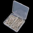 150 Pieces Steel T-Pins Nickel Plated Mixed 2 Size for Blocking Knitting ,Modelling and Crafts
