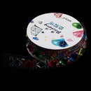 2 Roll Multi Shapes and Colors Rhinestones Stickers Tape Mobile Phone PC Car Art DIY Bling Decorations Self Adhesive Scrapbooking Stickers