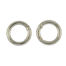 10 Pieces Zinc Alloy Circle Spring Snap Hooks Clip Keychain Key ring for Climbing Backpack Buckle