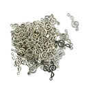 50 Piece Music Symbols Shape Alloy Pendants Charms for Jewelry Making Craft
