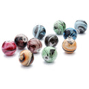 100 Piece 6mm Mixed Wash Painting Resin Loose Beads for Jewelry Making Beading