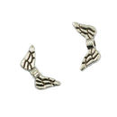 100 Piece Alloy Angel Wings Shape Pendants Charms for Jewelry Making Craft